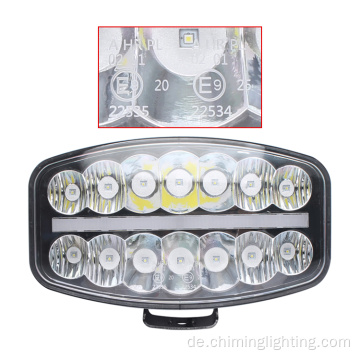 Oval 10 &quot;12-24 V 50W ECE R112, ECE R7, ECE R10 EMARK, IP 67 LED-Antriebslicht+Position Light Offroad Lastwagen Fahrleuchten